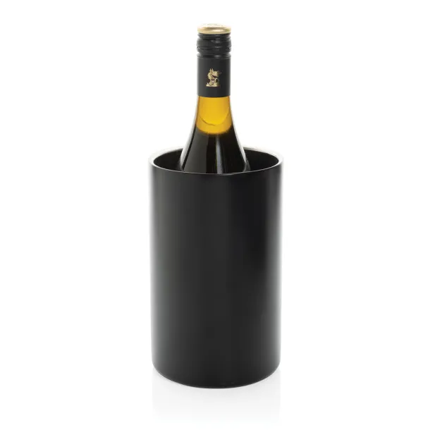 Vino RCS certified recycled stainless steel wine bucket - XD Collection Black 