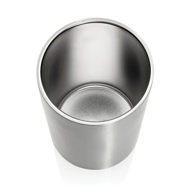Vino RCS certified recycled stainless steel wine bucket - XD Collection Silver 