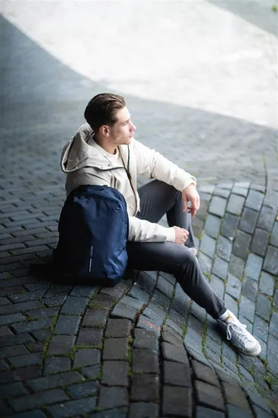 Bobby Soft anti-theft ruksak, 15.6" - XD Design Mornarsko plava Crna