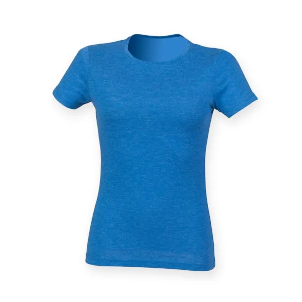  LADIE'S TRIBLEND T - 140 g/m² - Skinnifit Blue Triblend