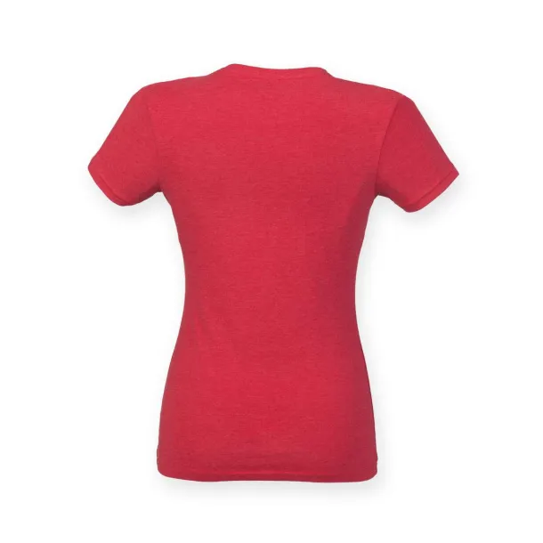  LADIE'S TRIBLEND T - 140 g/m² - Skinnifit Red Triblend