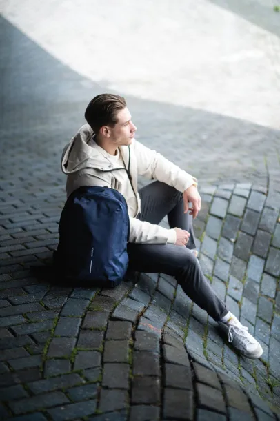 Bobby Soft anti-theft ruksak, 15.6" - XD Design Mornarsko plava Crna