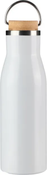 ALINE Recycled stainless steel bottle white