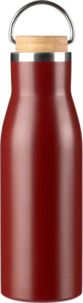 ALINE boca od recikliranog nehrđajućeg čelika, 500 ml burgundy