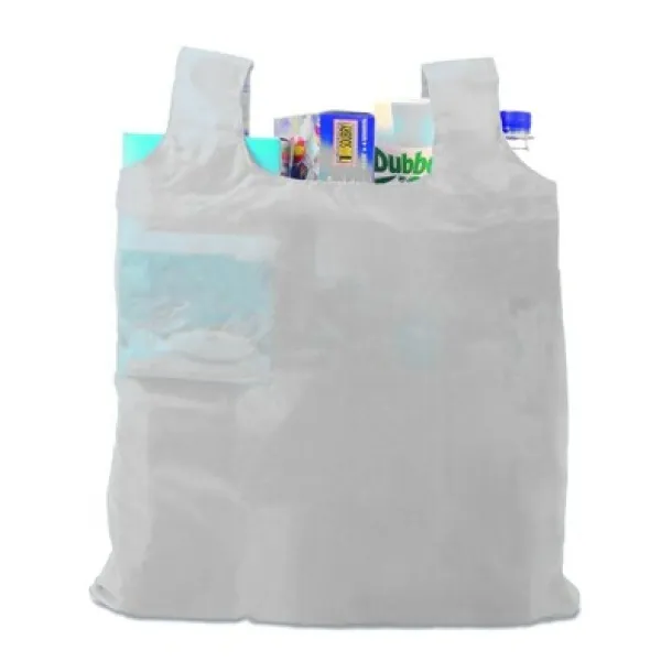  Foldable shopping bag white