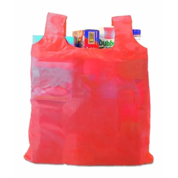  Foldable shopping bag Crvena