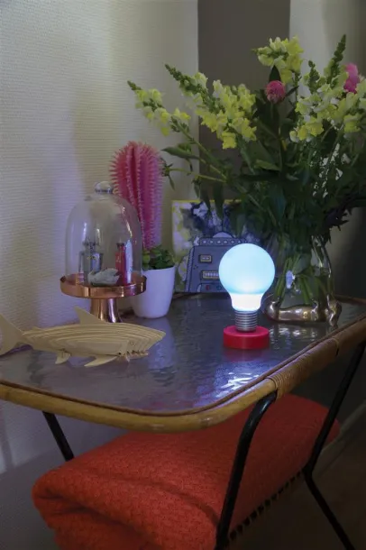  stolna lampa Crvena Bijela