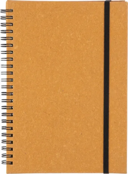 EGON Recycled leather notebook A5 brown