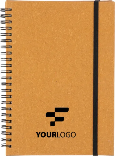 EGON Recycled leather notebook A5