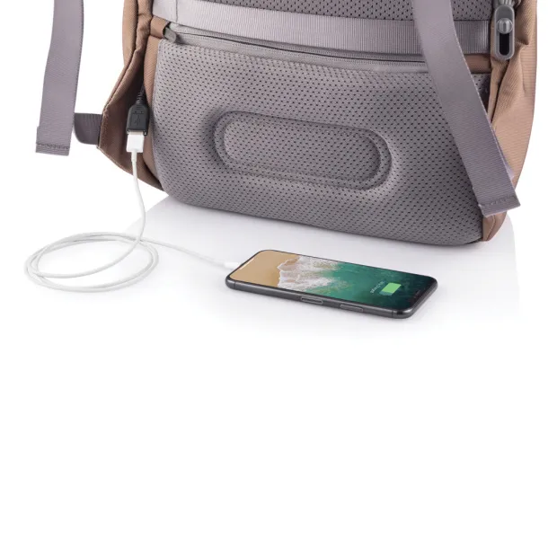 Bobby Soft anti-theft ruksak, 15.6" - XD Design Smeđa Cool Grey 9