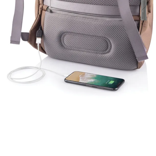 Bobby Soft anti-theft ruksak, 15.6" - XD Design Smeđa Cool Grey 9