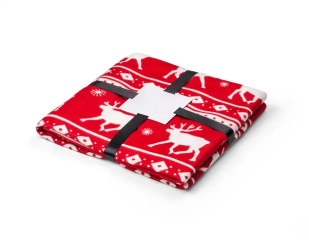 RENO Fleece blanket Red