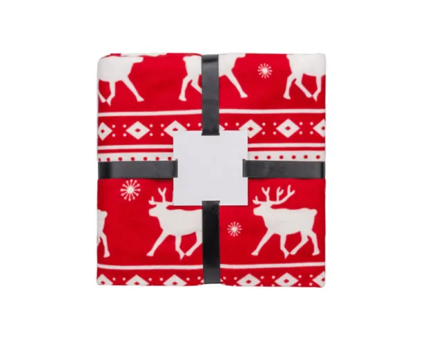 RENO Fleece blanket Red