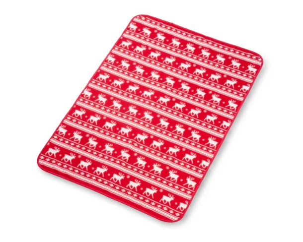 RENO Fleece blanket Red