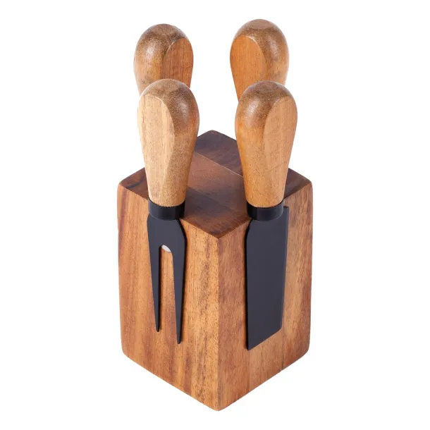 PIACENZA cheese set Brown