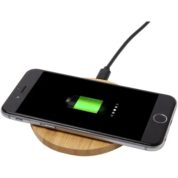 Essence bamboo wireless charging pad Natural