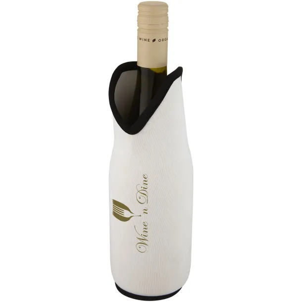 Noun recycled neoprene wine sleeve holder - Unbranded White