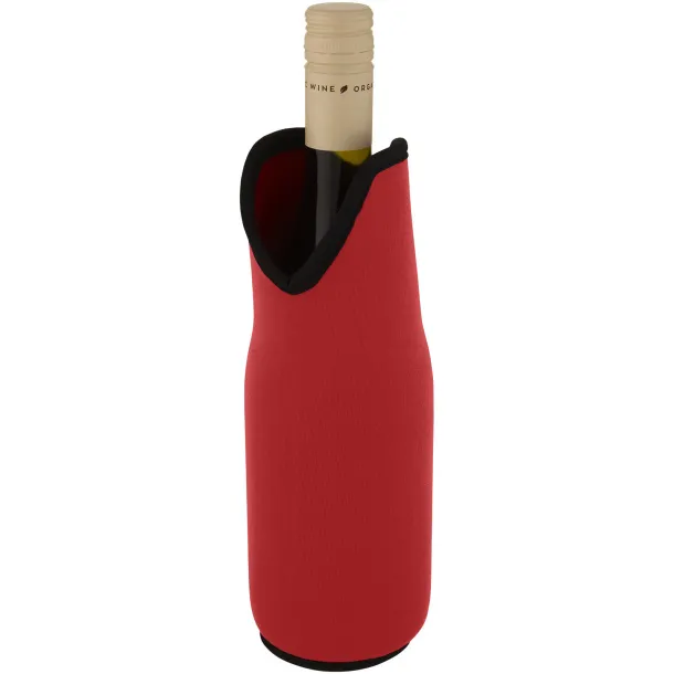 Noun recycled neoprene wine sleeve holder Red