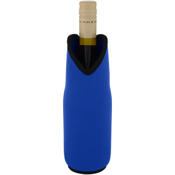 Noun recycled neoprene wine sleeve holder Royal blue