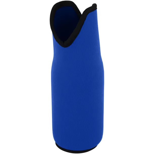 Noun recycled neoprene wine sleeve holder Royal blue