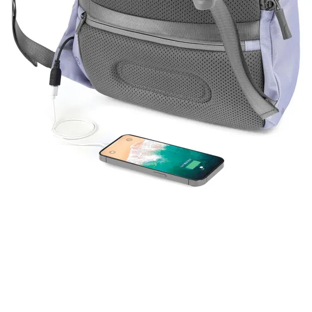 Bobby Soft anti-theft backpack - XD Design purple Cool Grey 9