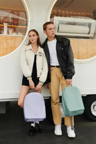 Bobby Soft anti-theft ruksak - XD Design Lavanda Cool Grey 9