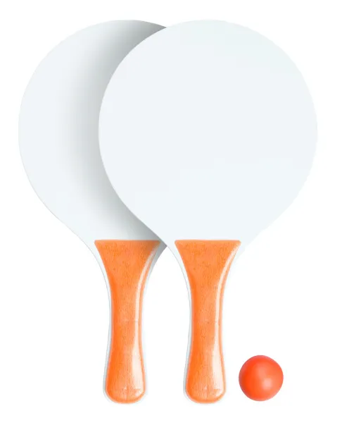 Negril beach tennis Orange White