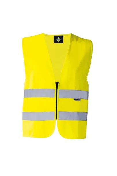 COLOGNE SAFETY VEST WITH ZIPPER - Korntex Yellow