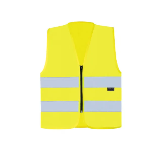 COLOGNE SAFETY VEST WITH ZIPPER - Korntex Yellow