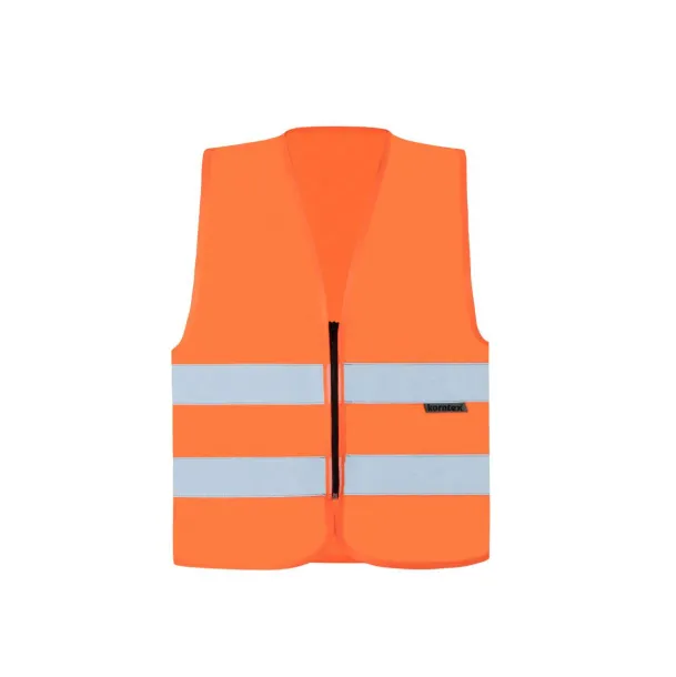 COLOGNE SAFETY VEST WITH ZIPPER - Korntex Orange