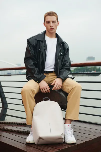 Bobby Soft anti-theft backpack - XD Design beige Cool Grey 9