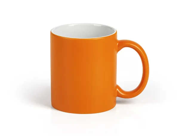 GRETA keramička šalica, 325 ml Narančasta
