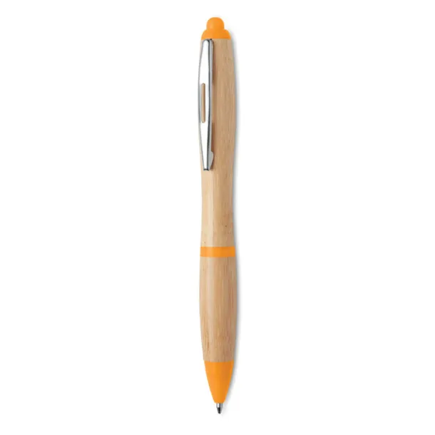 RIO BAMBOO Ball pen in ABS and bamboo Orange