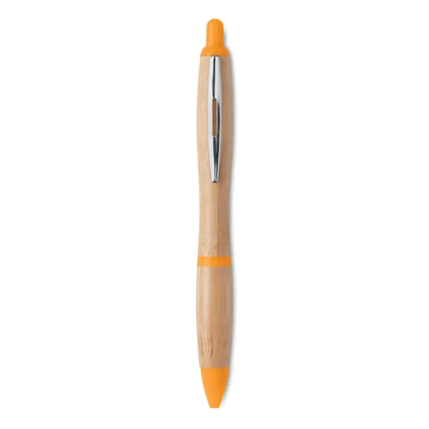 RIO BAMBOO Ball pen in ABS and bamboo Orange