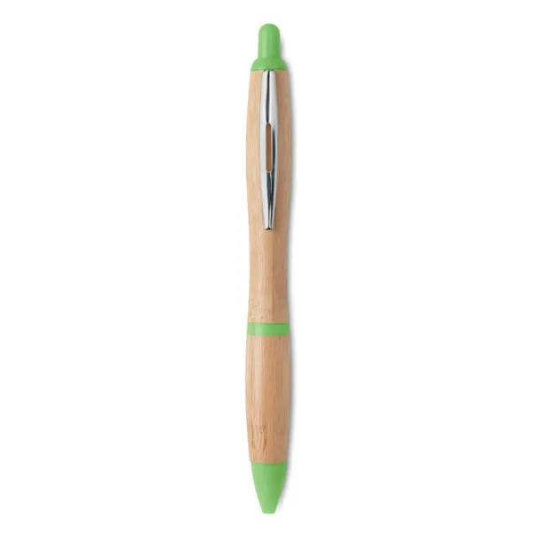 RIO BAMBOO Ball pen in ABS and bamboo Lime