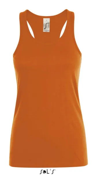 SOL'S JUSTIN WOMEN - RACERBACK TANK TOP - SOL'S Orange