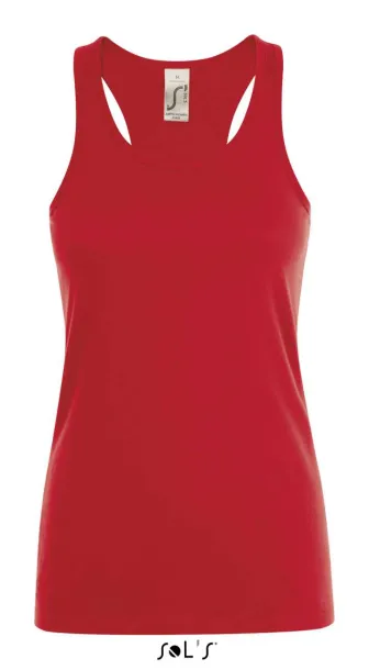 SOL'S JUSTIN WOMEN - RACERBACK TANK TOP - SOL'S Red