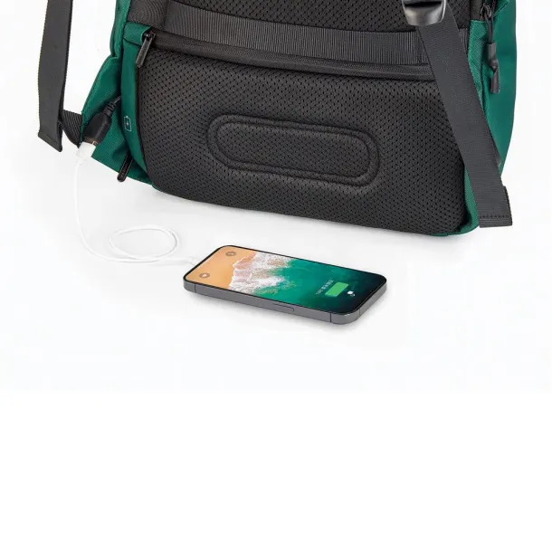 Bobby Soft anti-theft ruksak, 15.6" - XD Design forest green, black Crna
