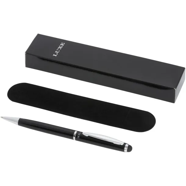 Lento stylus ballpoint pen - Luxe Solid black