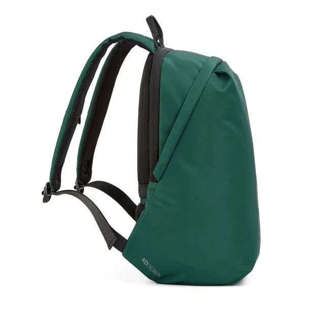 Bobby Soft anti-theft ruksak, 15.6" - XD Design forest green, black Crna