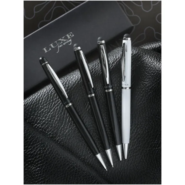 Lento stylus ballpoint pen - Luxe Solid black