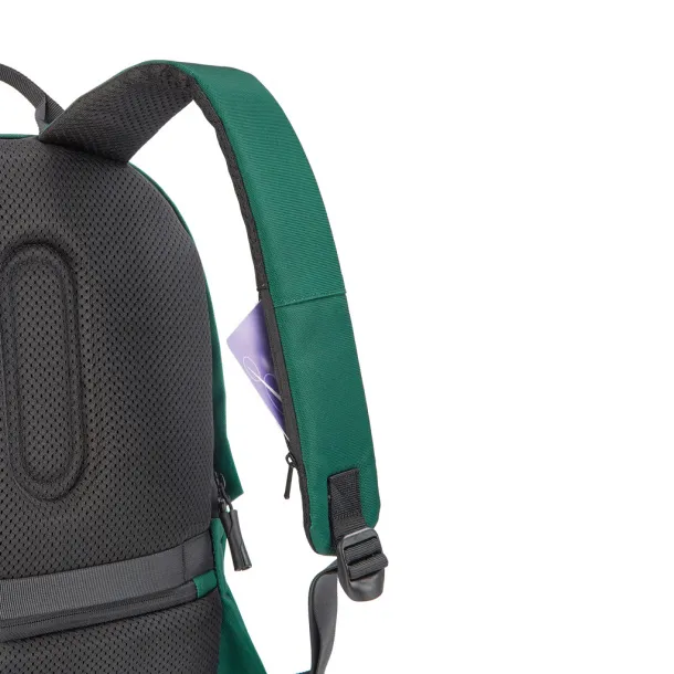 Bobby Soft anti-theft ruksak, 15.6" - XD Design forest green, black Crna