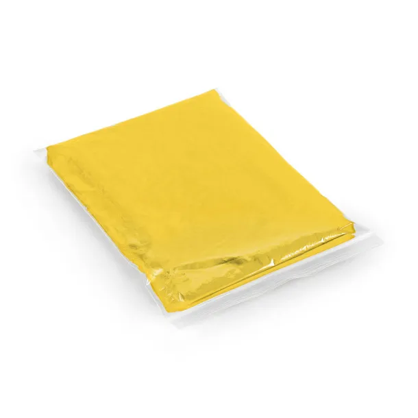 SANDRA Waterproof poncho Yellow