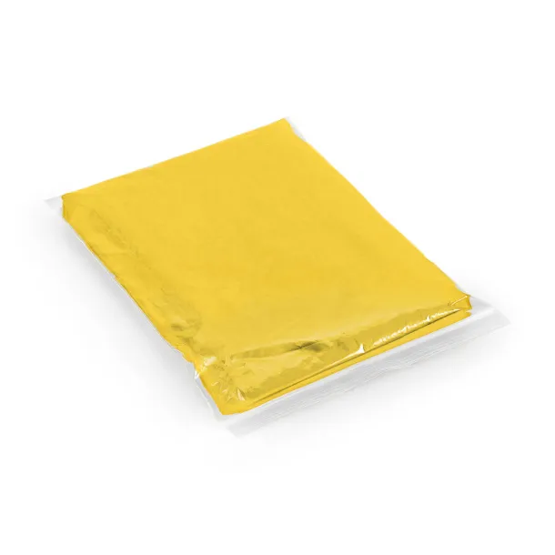 SANDRA Waterproof poncho Yellow