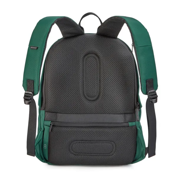 Bobby Soft anti-theft ruksak, 15.6" - XD Design forest green, black Crna