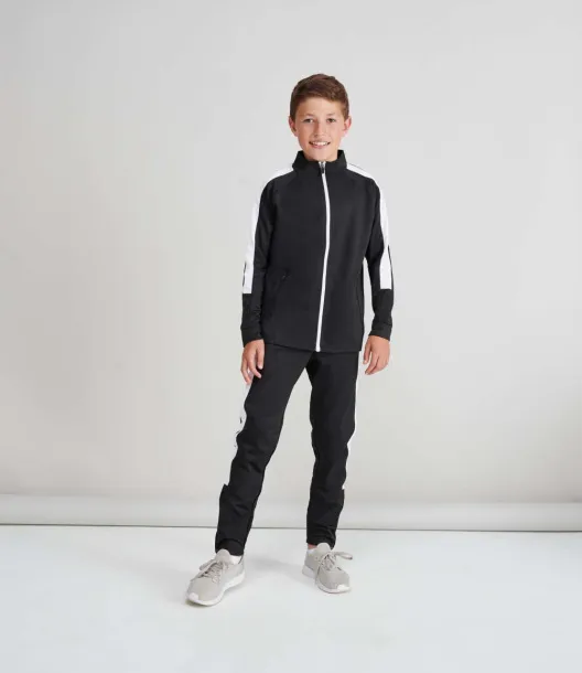  KID'S KNITTED TRACKSUIT TOP - Finden + Hales Black White