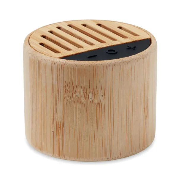 ROUND LUX Round bamboo wireless speaker Wood