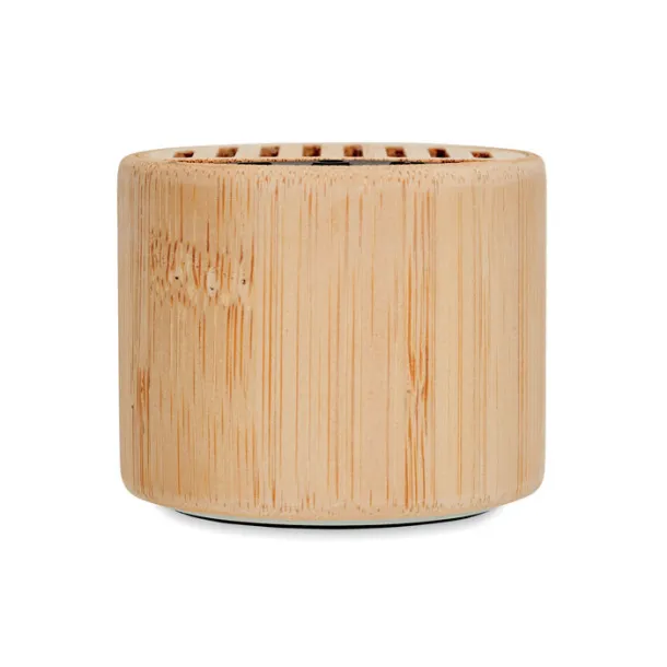 ROUND LUX Round bamboo wireless speaker Wood