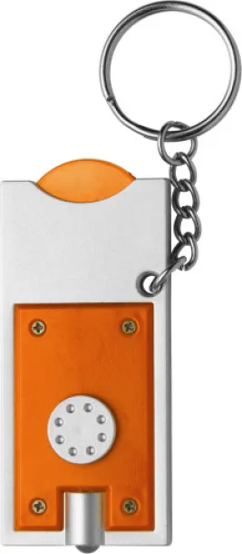 MADELEINE PS key holder with coin orange