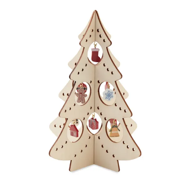 SILUETA Wooden Xmas tree decoration Wood